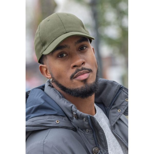 Impact 6 panel 280gr Recycled cotton cap with AWARE™ tracer P453.307