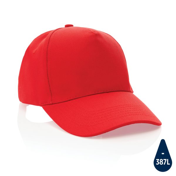 Impact 5panel 280gr Recycled cotton cap with AWARE™ tracer P453.314