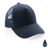 Impact AWARE™ Brushed rcotton 5 panel trucker cap 190gr P453.359