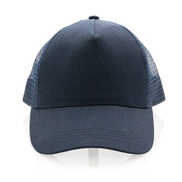 Impact AWARE™ Brushed rcotton 5 panel trucker cap 190gr P453.359