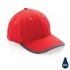 Impact AWARE™ Brushed rcotton 6 panel contrast cap 280gr P453.364