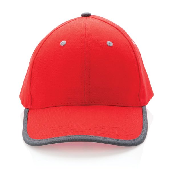 Impact AWARE™ Brushed rcotton 6 panel contrast cap 280gr P453.364