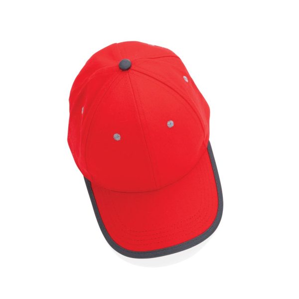 Impact AWARE™ Brushed rcotton 6 panel contrast cap 280gr P453.364