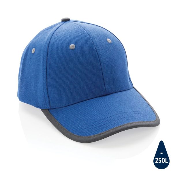 Impact AWARE™ Brushed rcotton 6 panel contrast cap 280gr P453.365