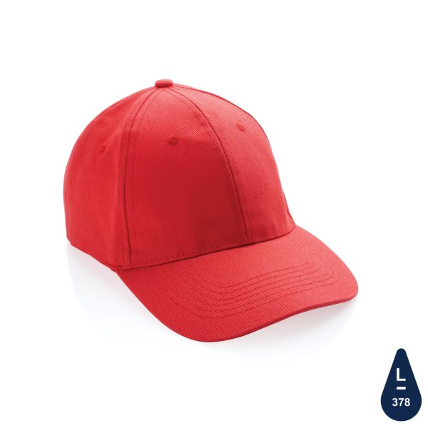 Impact 6 panel 280gr Recycled cotton cap with AWARE™ tracer P453.464