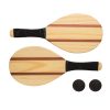 Wooden frescobol tennis set P453.509