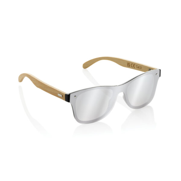 Prism RCS recycled plastic sunglasses with bamboo frame P453.8509