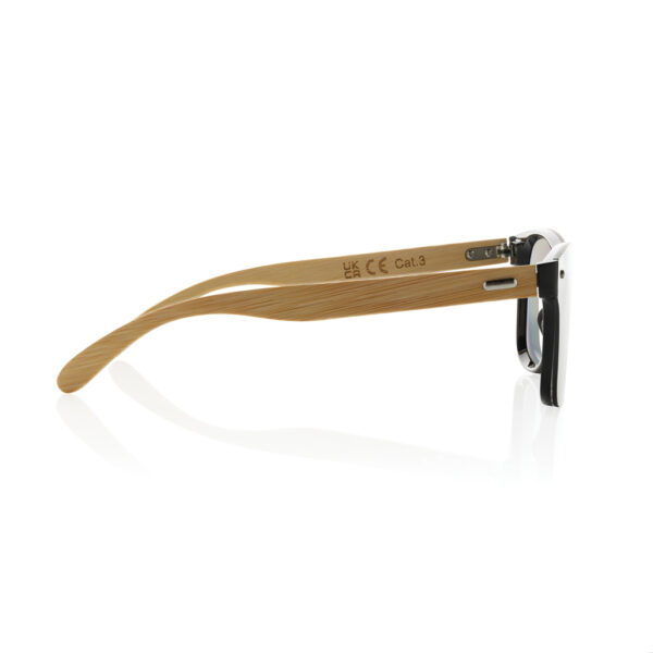 Prism RCS recycled plastic sunglasses with bamboo frame P453.8509