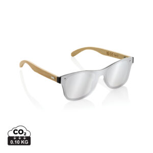 Prism RCS recycled plastic sunglasses with bamboo frame P453.8509
