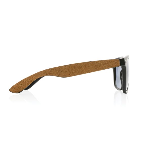 GRS recycled PC plastic sunglasses with FSC® cork P453.881