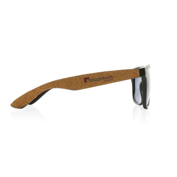 GRS recycled PC plastic sunglasses with FSC® cork P453.881