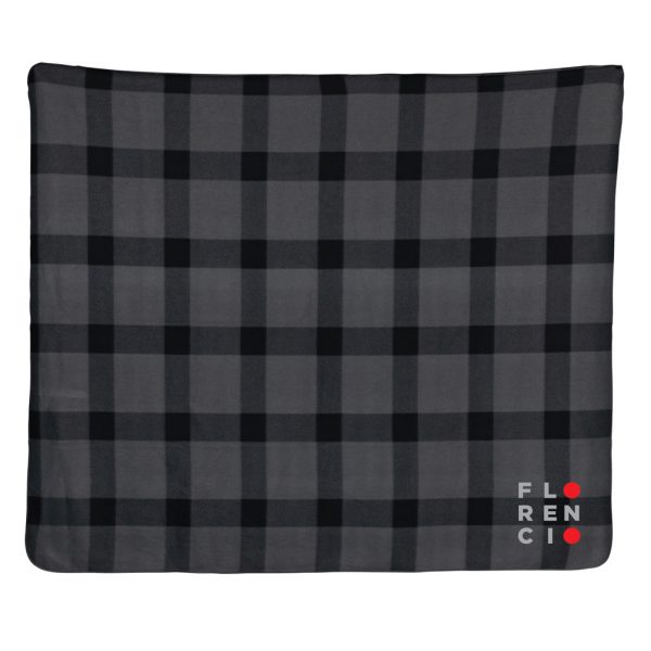 Soft plaid fleece blanket P459.052