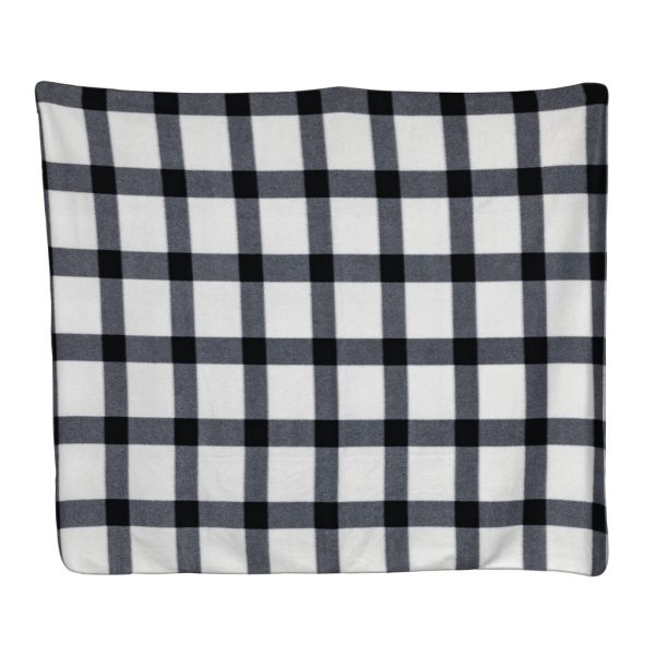 Soft plaid fleece blanket P459.053