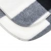 Soft plaid fleece blanket P459.053