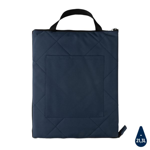 Impact Aware™ RPET foldable quilted picnic blanket P459.125