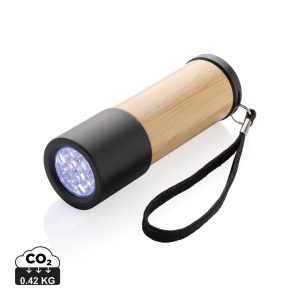 Bamboo and RCS certfied recycled plastic torch P513.379