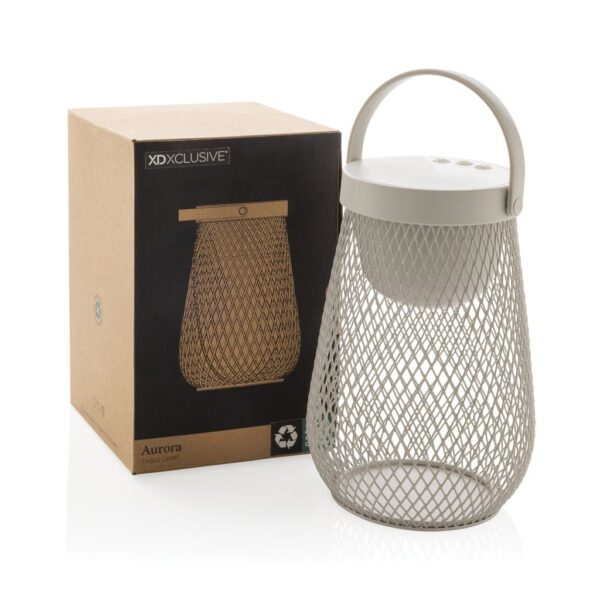 Aurora RCS recycled plastic USB re-chargeable table lamp P513.7502