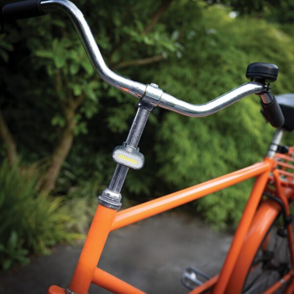 Lumino RCS recycled plastic USB re-chargeable bike light set P513.8401