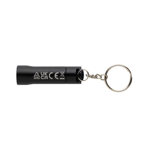 Flash RCS recycled aluminium keychain torch P514.0401