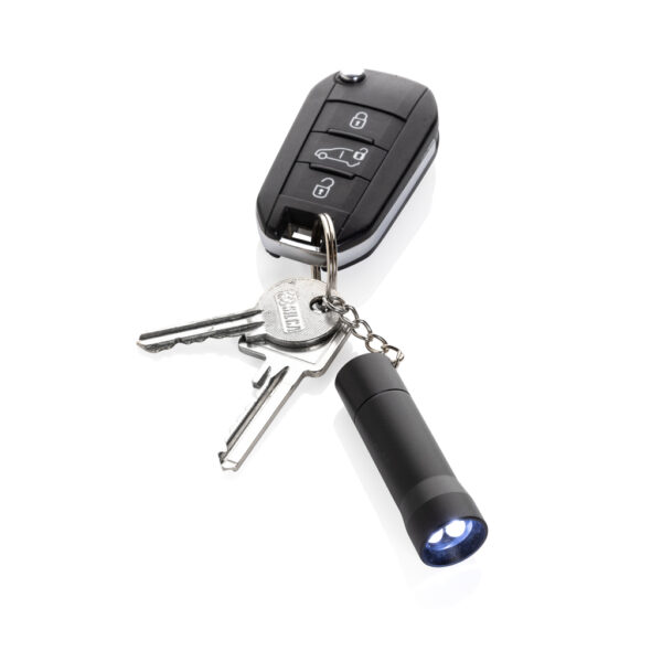 Flash RCS recycled aluminium keychain torch P514.0401