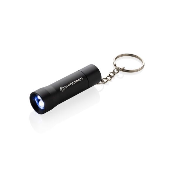 Flash RCS recycled aluminium keychain torch P514.0401
