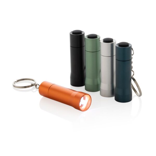Flash RCS recycled aluminium keychain torch P514.0401