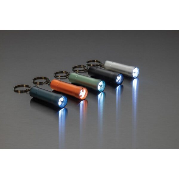 Flash RCS recycled aluminium keychain torch P514.0401