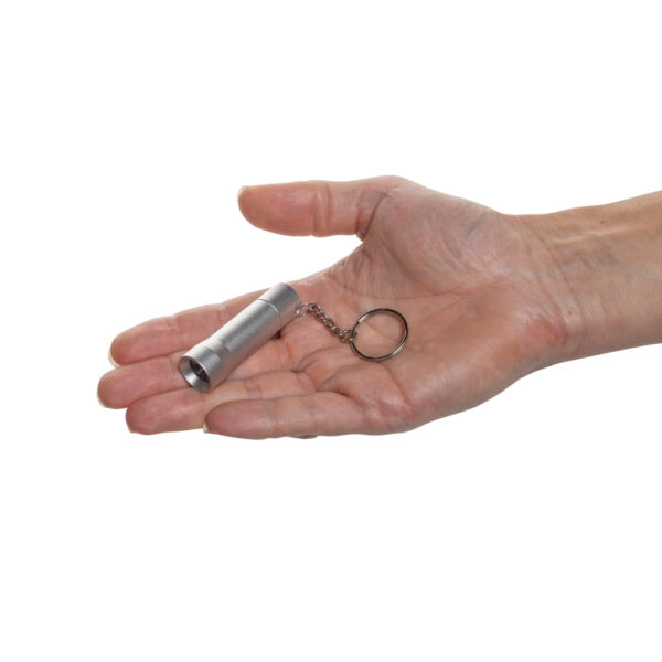 Flash RCS recycled aluminium keychain torch P514.0402