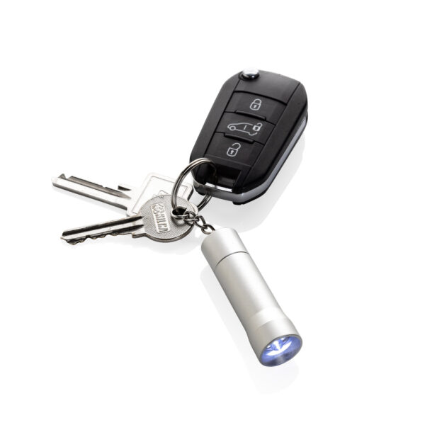 Flash RCS recycled aluminium keychain torch P514.0402