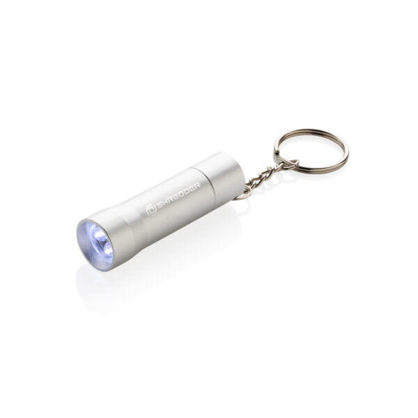 Flash RCS recycled aluminium keychain torch P514.0402