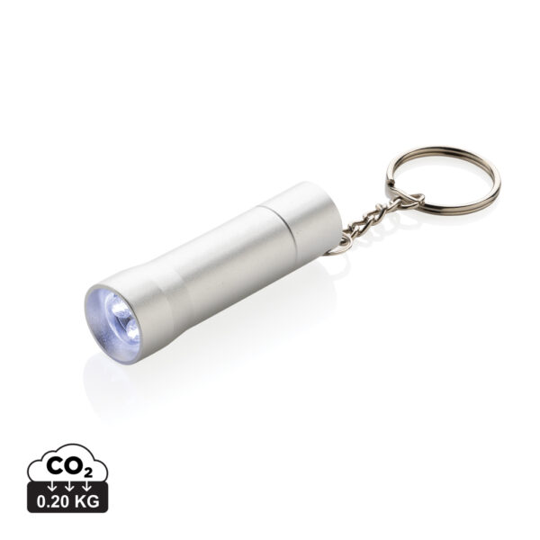 Flash RCS recycled aluminium keychain torch P514.0402