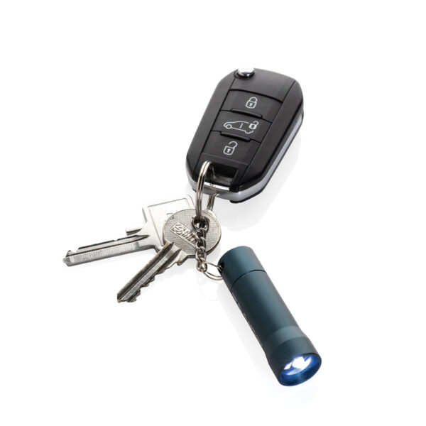 Flash RCS recycled aluminium keychain torch P514.0405