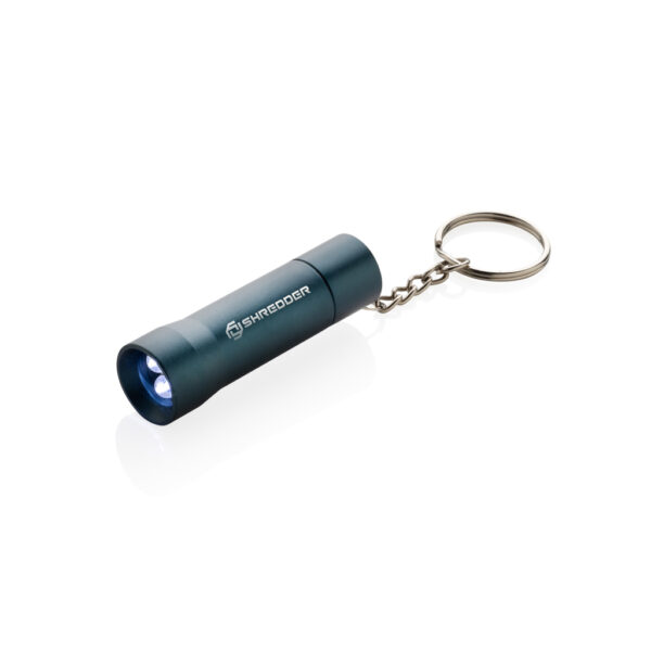 Flash RCS recycled aluminium keychain torch P514.0405