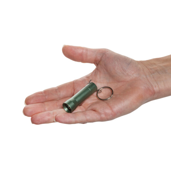 Flash RCS recycled aluminium keychain torch P514.0407