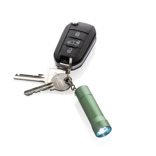 Flash RCS recycled aluminium keychain torch P514.0407