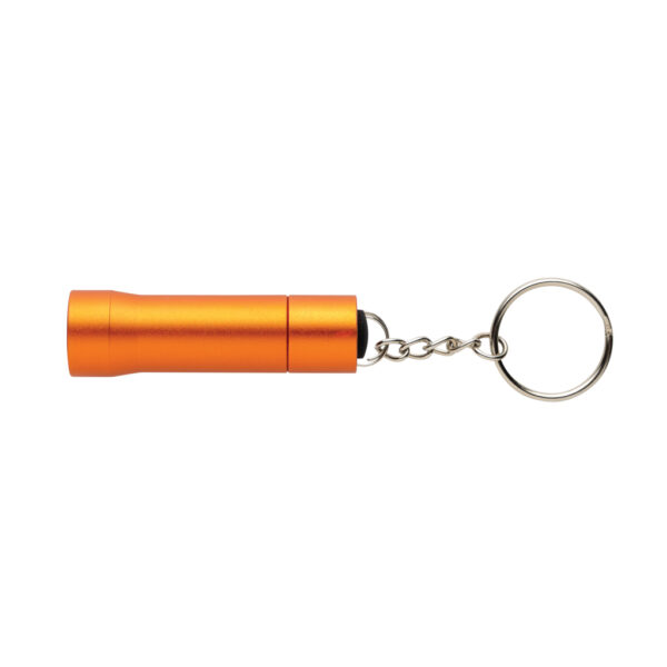 Flash RCS recycled aluminium keychain torch P514.0408