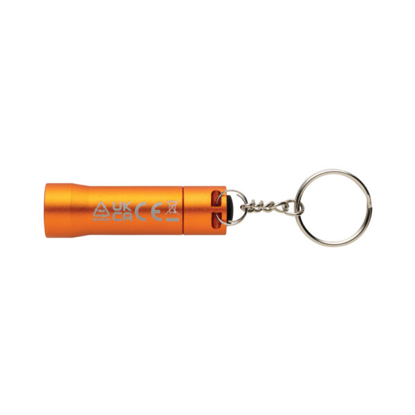Flash RCS recycled aluminium keychain torch P514.0408