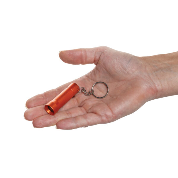 Flash RCS recycled aluminium keychain torch P514.0408