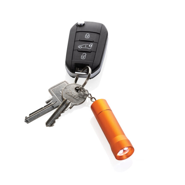 Flash RCS recycled aluminium keychain torch P514.0408