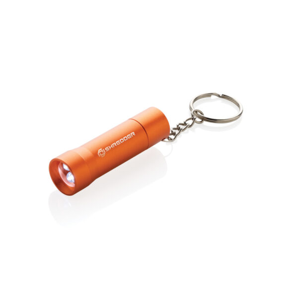 Flash RCS recycled aluminium keychain torch P514.0408