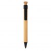 Bamboo pen with wheatstraw clip P610.541