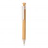 Bamboo pen with wheatstraw clip P610.543