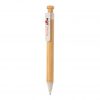Bamboo pen with wheatstraw clip P610.543