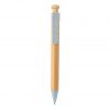 Bamboo pen with wheatstraw clip P610.545