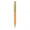 Bamboo pen with wheatstraw clip P610.547