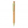 Bamboo pen with wheatstraw clip P610.547