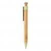 Bamboo pen with wheatstraw clip P610.547