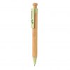 Bamboo pen with wheatstraw clip P610.547