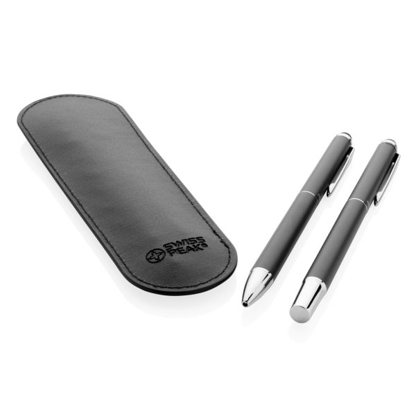 Swiss Peak deluxe pen set in PU pouch P611.011