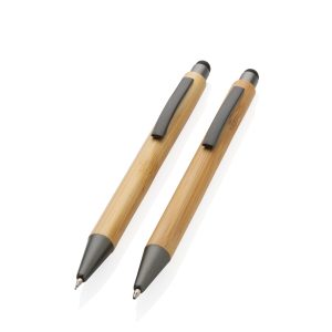 FSC® bamboo modern pen set in box P611.109